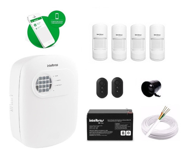 Kit Alarme Intelbras Anm 24 Net App 4 Sensor Infra Pet 20 Kg 0