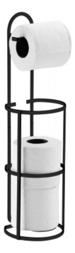 Porta Rollo Doble - Negro Mate 0