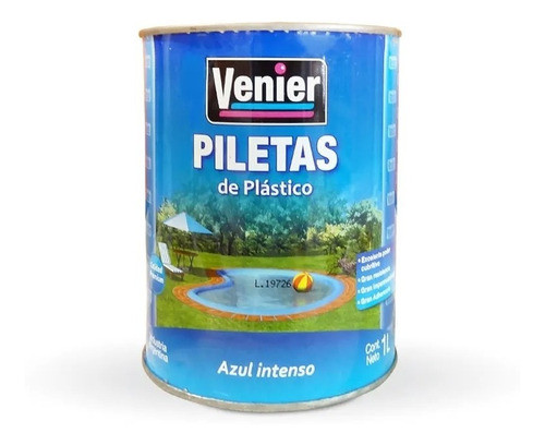 Diluyente De Pintura Para Piletas De Plástico Venier X 1 Lt 0