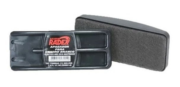 Apagador Quadro Branco Barato Radex Preto Promoção 0 Apagador Quadro Branco Barato Radex Preto Promoção 0