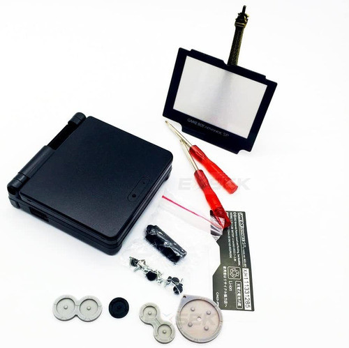 Exsek Carcasa De Repuesto Para Nintendo Gameboy Negro 0
