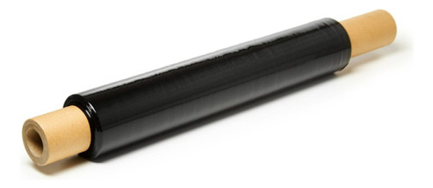 Film Stretch Negro Pack X2 Rollo De Embalaje 50cm 23 Micr 0