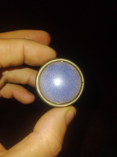Pastillero Antiguo Esmaltado Violeta 0