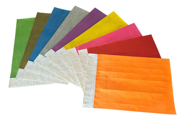 Pulseras Identificación Tyvek Sin Impresión 400 Unidades 0
