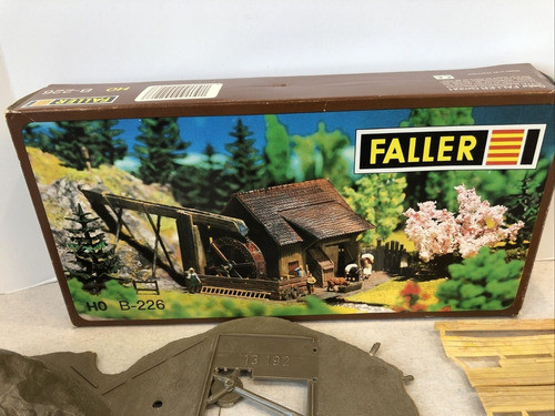 Maquete Trem Ferromodelismo Ho Faller B226 Roda D'agua P Ent 0