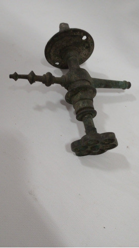 Canilla Antigua De Bronce 0