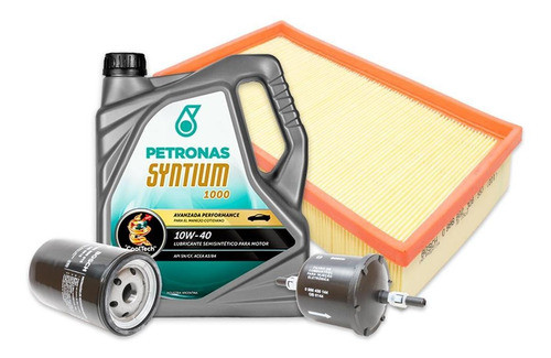Kit Filtros + Aceite Syntium Vw Gol Country 1.6 1.8 Desde 99 0