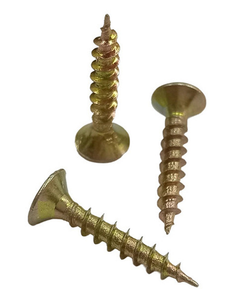 Tornillo Autoperforante Fix Dorado 3.5 X 20 X 200 Unidades 0