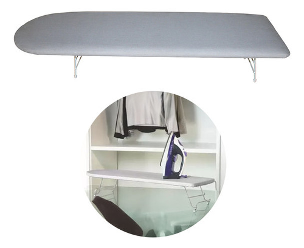 Tábua De Passar Roupas Portátil 86cm Leve Reforçada Mesa 0