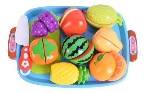 Juego De Frutas Con Abrojo Comidas Comiditas Set De Cocina 0