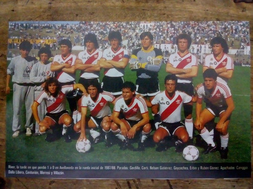 Recorte River Plate Rueda Inicial 1987/88 0
