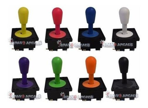 02 Unid. Controle Arcade Fliperama Lançamento Comando Impor 0