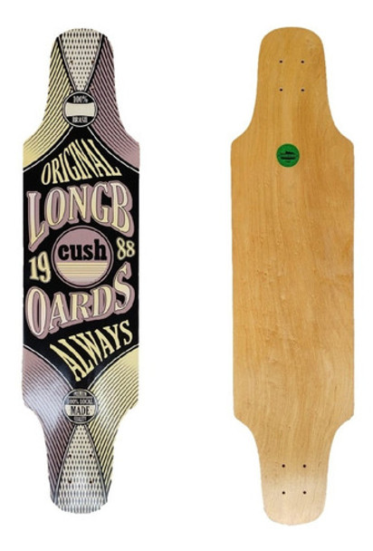 Shape Cush Longboard Skate Marfim Sm15 97,5x24cm 0