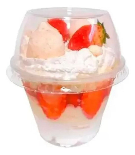 50un Copo Da Felicidade 250ml Com Tampa Bolha Empilhável 0