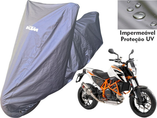 Capa Tecido Resistente Impermeável Moto Ktm 690 Duke 0