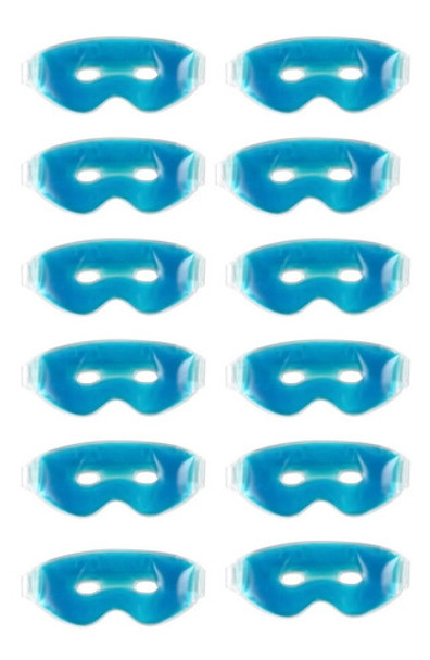 Kit 12 Máscaras Antifaz Relajante De Gel  Frio-calor Jessamy 0 Kit 12 Máscaras Antifaz Relajante De Gel  Frio-calor Jessamy 0