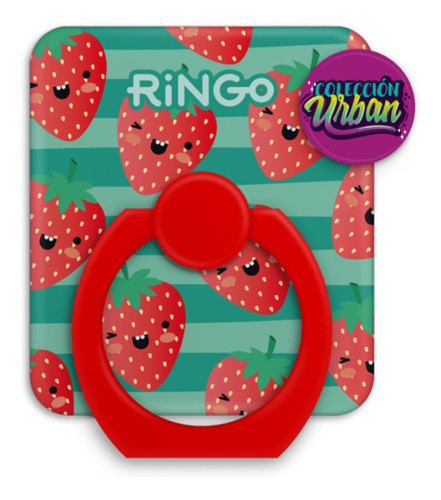 Anillo Soporte Celular Ringo! Frutillas  Norte.deco 0