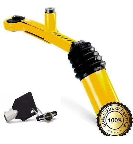 Trava De Segurança Anti Furto Carro Cambio E Freio De Mão 0