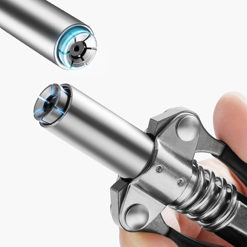 Acoplador De Pistola De Grasa 10000 Psi 6 Mordazas De Bloque 0