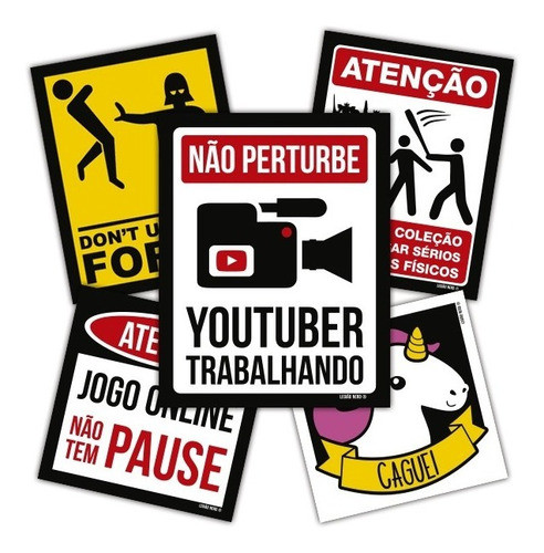 Kit Com 3 Placas Decorativas Diversas 0