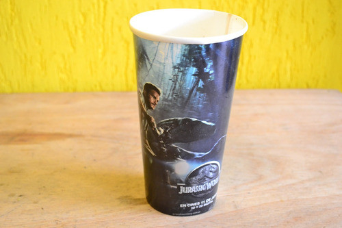Vaso Mundo Jurasico De Carton De Cines Hoyts 0