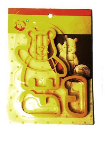 Cortante Plástico En Forma De Oso - 5 Soles Cotillón 0