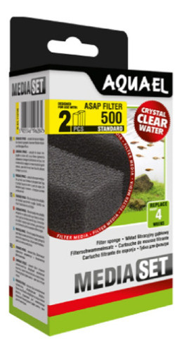 Esponja Repuesto Filtro Aquael Asap 500 Media Set Original 0