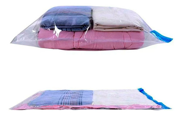 Pack X 10 Bolsas Al Vacio Para Guardar Ropa 50x60cm Viaje 0