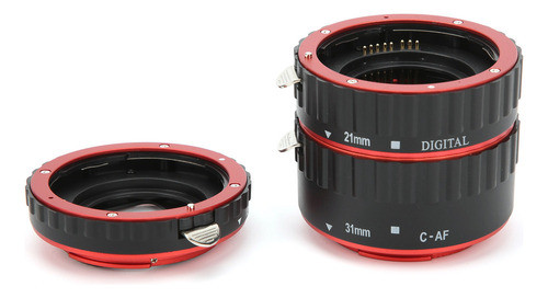 Anel De Tubo De Extensão Macro De Foco Automático 13mm+21mm+ 0