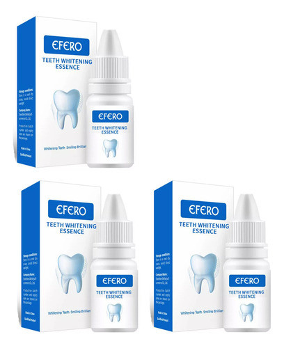 Esencia Blanqueadora De Dentes, Limpeza E Higiene 3 Unidades 0