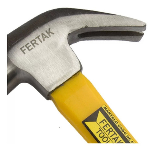 Martelo 25mm Cabo De Fibra Fertak Tools 0