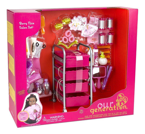 Our Generation Peluqueria Berry Nice Salón Set Muñeca 0