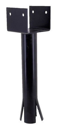 Platabanda Con Pie Para Columna De Madera 4x4 9x9cm 0