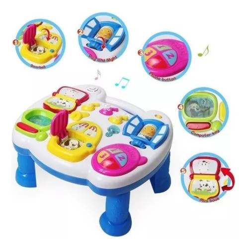 Mesa Didactica Con Libro Luz Y Sonido Cod.pf21 0