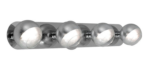 Aplique Plata 4 Luces 0