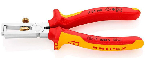 Alicate Pelacable Ccon Tornillo 6.1/4 1000v Knipex 1106160 0