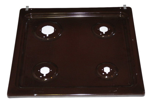 Tapa Para Cocina Orbis 55cm Marron Plana Quemador Derecho 0