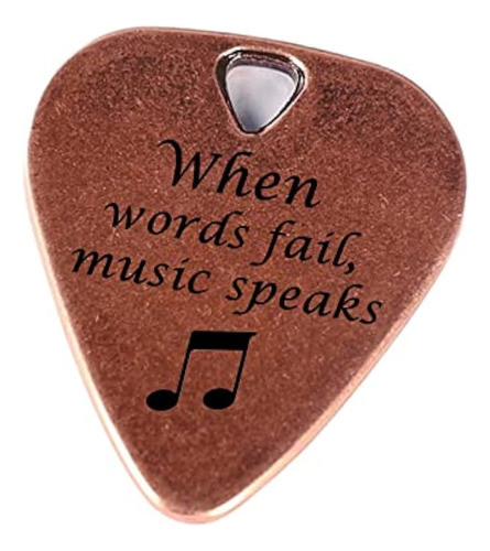 Juppe Púas Para Guitarra Y Bajo, Cobre Guitarra Eléctrica Mú 0