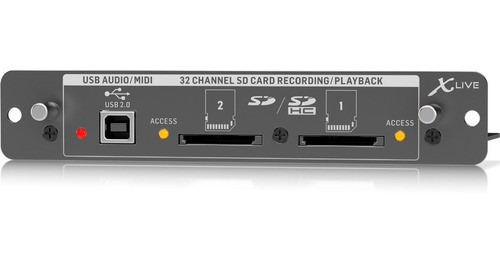 Tarjeta Audio Behringer X-live Expansion Para X32 0