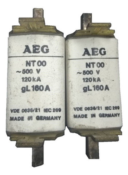 Fusible Nh00 Gl 160amp 500vol 120ka Pack X 2 0