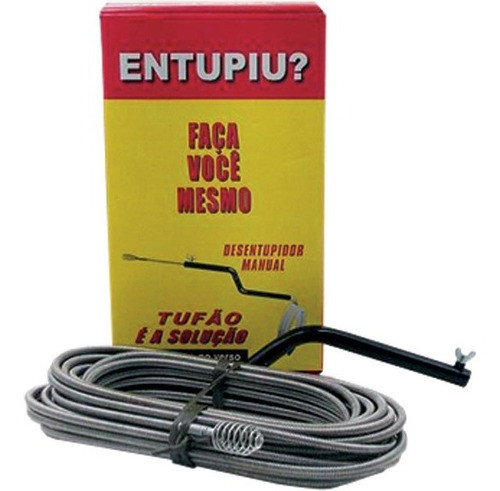 Desentupidor Para Pia / Esgoto / Vaso E Ralo Tufao 10 Mt 0