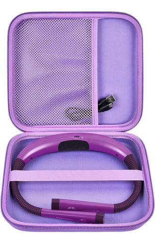 Luz De Lectura Led Púrpura Con Estuche Para Cable Usb De 15 0