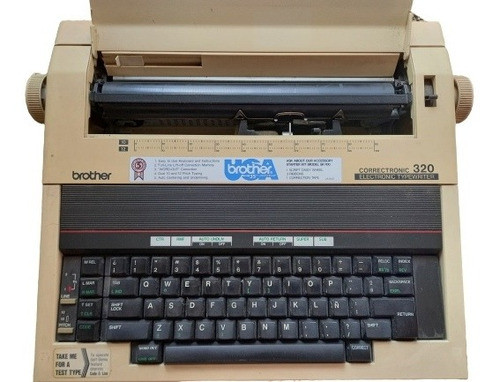 Máquina De Escribir Eléctrica Brother 320 A Revisar 0