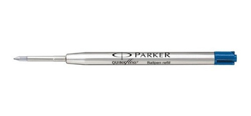 Carga Esferográfica Parker Refil Tinta Azul M Escrita Média 0