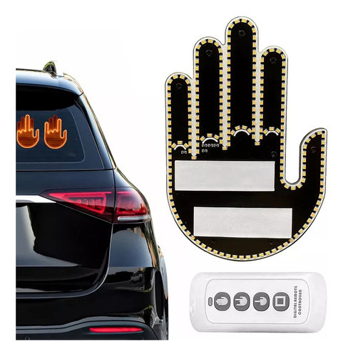 Luz De Gesto De Dedo De Carro, Sinal De Janela Engraçado 0