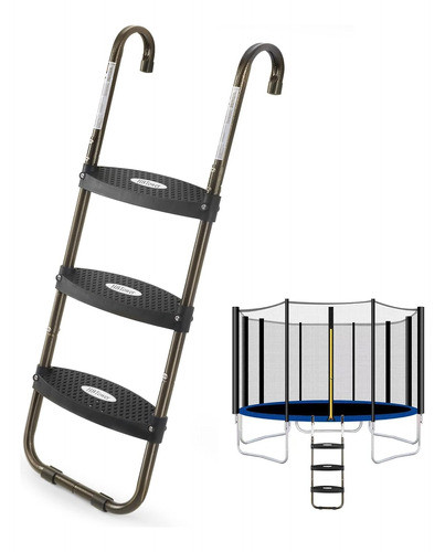 Escalera De 3 Peldaños, Pasos Anchos, Capacidad 100kg 0
