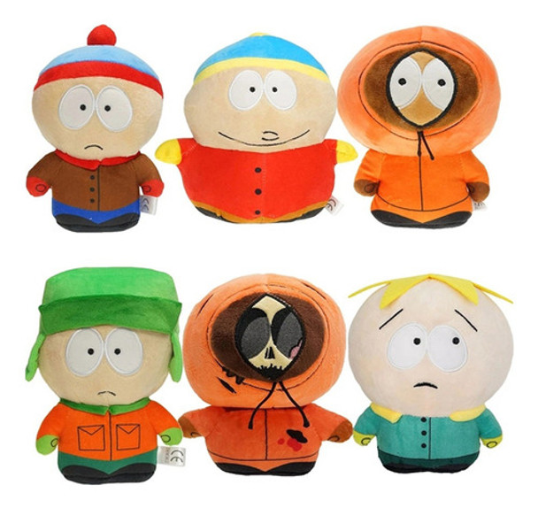 Kit Pelucia South Park 6 Bonecos Colecionavel Kenny Kyle Car 0