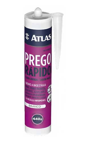 Adesivo Liquido Prego Rápido  Fixação Em Geral Atlas 440g 0