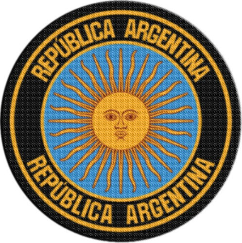 Parche Escudo Circular Argentina M02 0