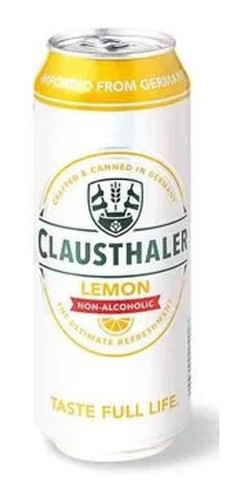 Cerveza Clausthaler Sin Alcohol Limon 500 Ml 0